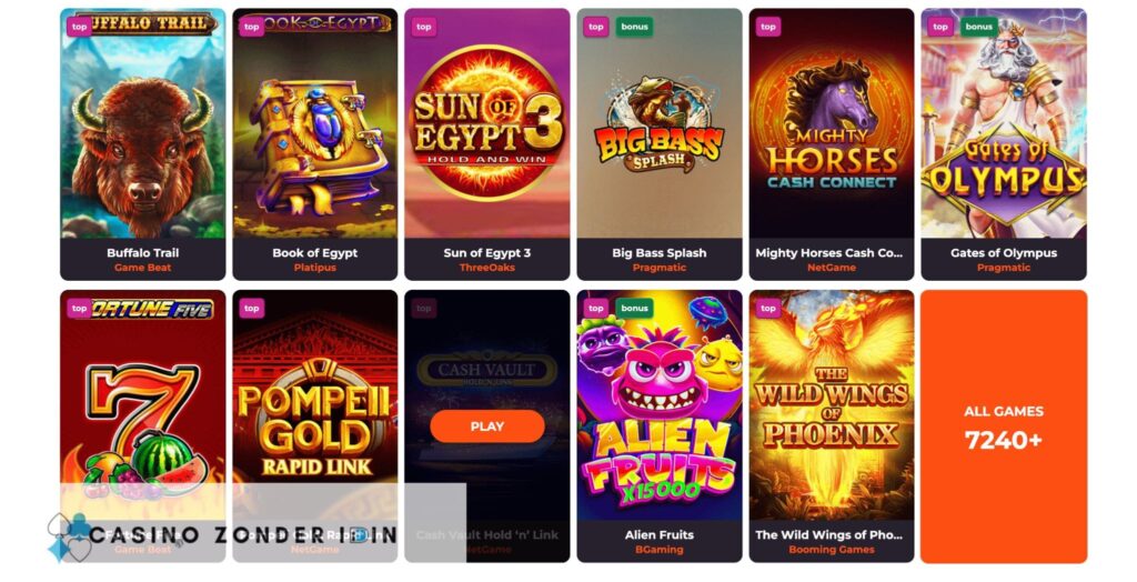 Rakoo Casino Spellen