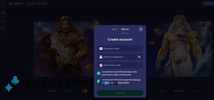 Bruno App (Mobiel Casino).