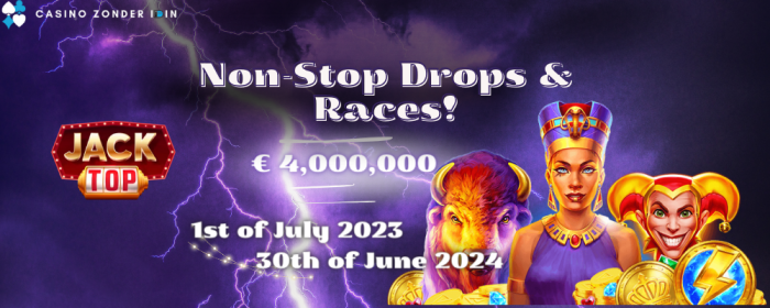 Non-Stop Drops & Races! jacktop casino